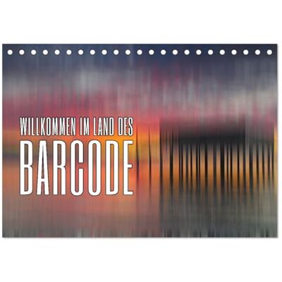 CALVENDO Willkommen im Land des Barcode (Tischkalender 2026 DIN A5 quer), Monatskalender: Barcodes findet man überall in der Landschaft, wenn man ... Kalender zeigt 13 Beispiele. ( Kunst) CALVENDO Willkommen im Land des Barcode (Tischkalender 2026 DIN A5 quer), Monatskalender: Barcodes findet man überall in der Landschaft, wenn man ... Kalender zeigt 13 Beispiele. ( Kunst)