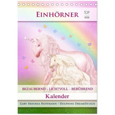 CALVENDO Einhörner Kalender (Tischkalender 2026 DIN A5 hoch), Monatskalender: Bezaubernde Einhörner an deiner Seite ( Gesundheit) CALVENDO Einhörner Kalender (Tischkalender 2026 DIN A5 hoch), Monatskalender: Bezaubernde Einhörner an deiner Seite ( Gesundheit)
