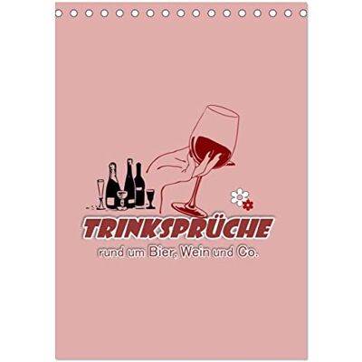 CALVENDO TRINKSPRÜCHE rund um Bier, Wein und Co. … (Tischkalender 2026 DIN A5 hoch), Monatskalender: Ein TYPO-Kalender mit witzigen und coolen Sprüchen über das TRINKEN ... ( Spass) CALVENDO TRINKSPRÜCHE rund um Bier, Wein und Co. … (Tischkalender 2026 DIN A5 hoch), Monatskalender: Ein TYPO-Kalender mit witzigen und coolen Sprüchen über das TRINKEN ... ( Spass)