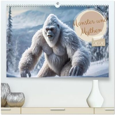 CALVENDO Monster & Mythen (hochwertiger Premium Wandkalender 2026 DIN A2 quer), Kunstdruck in Hochglanz: Ein Kalender, der die düstere Faszination von ... Weise präsentiert. ( Spass) CALVENDO Monster & Mythen (hochwertiger Premium Wandkalender 2026 DIN A2 quer), Kunstdruck in Hochglanz: Ein Kalender, der die düstere Faszination von ... Weise präsentiert. ( Spass)