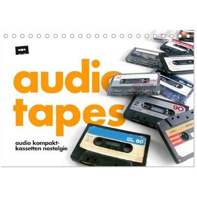 CALVENDO Audio Tapes (Tischkalender 2026 DIN A5 quer), Monatskalender: Audio Kompakt-Kassetten Nostalgie ( Kunst) CALVENDO Audio Tapes (Tischkalender 2026 DIN A5 quer), Monatskalender: Audio Kompakt-Kassetten Nostalgie ( Kunst)