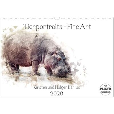 CALVENDO Tierportraits Fine Art (Wandkalender 2026 DIN A3 quer), Monatskalender: Zwölf ausgesuchte Fine Art Tierportraits in einem Kalender ... Holger und Kirsten Karius. ( Tiere) CALVENDO Tierportraits Fine Art (Wandkalender 2026 DIN A3 quer), Monatskalender: Zwölf ausgesuchte Fine Art Tierportraits in einem Kalender ... Holger und Kirsten Karius. ( Tiere)