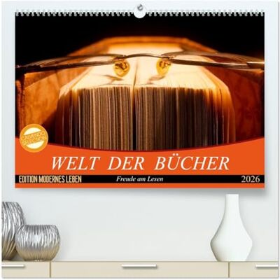 CALVENDO Welt der Bücher (hochwertiger Premium Wandkalender 2026 DIN A2 quer), Kunstdruck in Hochglanz: Fotografien aus der schönen Welt der Bücher ( Kunst) CALVENDO Welt der Bücher (hochwertiger Premium Wandkalender 2026 DIN A2 quer), Kunstdruck in Hochglanz: Fotografien aus der schönen Welt der Bücher ( Kunst)