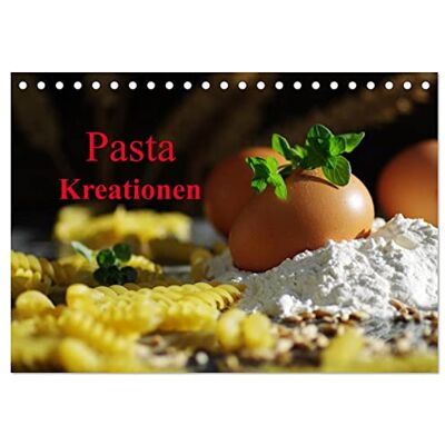 CALVENDO Pasta Kreationen (Tischkalender 2026 DIN A5 quer), Monatskalender: Die italienische Küche ist sehr beliebt, in diesem Kücheh Kalender finden ... rund um die Pasta ( Lifestyle) CALVENDO Pasta Kreationen (Tischkalender 2026 DIN A5 quer), Monatskalender: Die italienische Küche ist sehr beliebt, in diesem Kücheh Kalender finden ... rund um die Pasta ( Lifestyle)