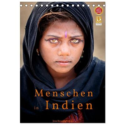 CALVENDO Menschen in Indien (Tischkalender 2026 DIN A5 hoch), Monatskalender: Farbenfrohe Portraits von Menschen in Indien ( Orte) CALVENDO Menschen in Indien (Tischkalender 2026 DIN A5 hoch), Monatskalender: Farbenfrohe Portraits von Menschen in Indien ( Orte)