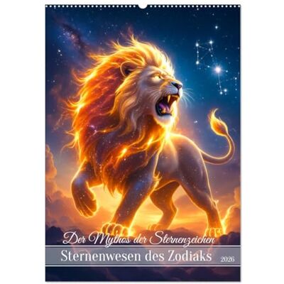 CALVENDO Der Mythos der Sternenzeichen Sternenwesen des Zodiaks (Wandkalender 2026 DIN A2 hoch), Monatskalender: ChatGPT: Ein mystischer Kalender, ... kosmischen Reich zeigt. ( Kunst) CALVENDO Der Mythos der Sternenzeichen Sternenwesen des Zodiaks (Wandkalender 2026 DIN A2 hoch), Monatskalender: ChatGPT: Ein mystischer Kalender, ... kosmischen Reich zeigt. ( Kunst)