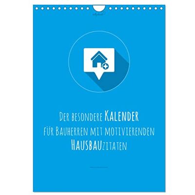 CALVENDO vollgeherzt: Der besondere Kalender für Bauherren mit motivierenden Hausbauzitaten (Wandkalender 2026 DIN A4 hoch), Monatskalender: Wunderbarer Zitatekalender zum Bau ( Technologie) CALVENDO vollgeherzt: Der besondere Kalender für Bauherren mit motivierenden Hausbauzitaten (Wandkalender 2026 DIN A4 hoch), Monatskalender: Wunderbarer Zitatekalender zum Bau ( Technologie)