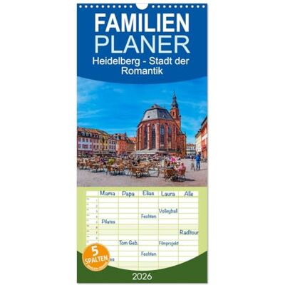 CALVENDO Familienplaner 2026 Heidelberg Stadt der Romantik mit 5 Spalten (Wandkalender, 21 cm x 45 cm), : Kalender für Heidelberg-Liebhaber und ... ihrer Pracht erleben möchten ( Orte) CALVENDO Familienplaner 2026 Heidelberg Stadt der Romantik mit 5 Spalten (Wandkalender, 21 cm x 45 cm), : Kalender für Heidelberg-Liebhaber und ... ihrer Pracht erleben möchten ( Orte)
