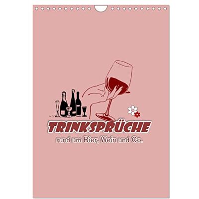 CALVENDO TRINKSPRÜCHE rund um Bier, Wein und Co. … (Wandkalender 2026 DIN A4 hoch), Monatskalender: Ein TYPO-Kalender mit witzigen und coolen Sprüchen über das TRINKEN ... ( Spass) CALVENDO TRINKSPRÜCHE rund um Bier, Wein und Co. … (Wandkalender 2026 DIN A4 hoch), Monatskalender: Ein TYPO-Kalender mit witzigen und coolen Sprüchen über das TRINKEN ... ( Spass)