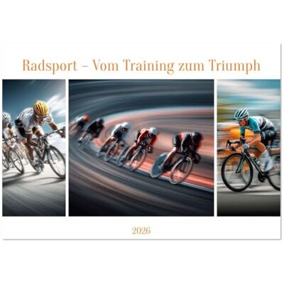CALVENDO Radsport – Vom Training zum Triumph (Wandkalender 2026 DIN A2 quer), Monatskalender: Ein realistischer Kalender mit KI-generierten Fahrradmotiven ( Hobbys) CALVENDO Radsport – Vom Training zum Triumph (Wandkalender 2026 DIN A2 quer), Monatskalender: Ein realistischer Kalender mit KI-generierten Fahrradmotiven ( Hobbys)