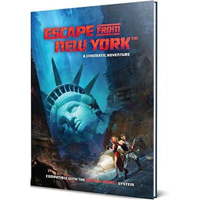 Evil Genius Games Cinematic Adventure: Escape from New York – Erweiterungs-RPG-Buch, zur Verwendung mit dem Core Regelbuch des Alltagsheldens, d20, 5e kompatibel, 100+ Seiten Hardcover-Buch, Evil Genius Games Cinematic Adventure: Escape from New York – Erweiterungs-RPG-Buch, zur Verwendung mit dem Core Regelbuch des Alltagsheldens, d20, 5e kompatibel, 100+ Seiten Hardcover-Buch,
