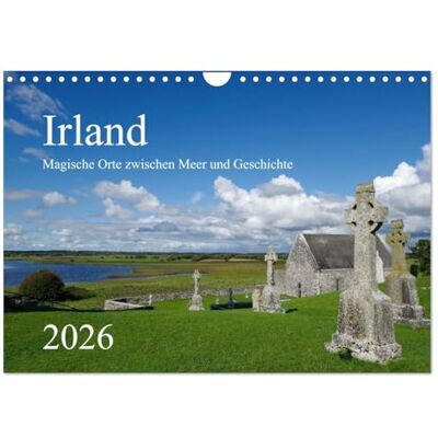 CALVENDO Irland – Magische Orte zwischen Meer und Geschichte (Wandkalender 2026 DIN A4 quer), Monatskalender: Dieser Kalender weckt Reiselust und ... direkt zu Ihnen nach Hause. ( Orte) CALVENDO Irland – Magische Orte zwischen Meer und Geschichte (Wandkalender 2026 DIN A4 quer), Monatskalender: Dieser Kalender weckt Reiselust und ... direkt zu Ihnen nach Hause. ( Orte)