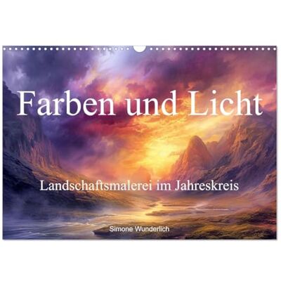 CALVENDO Farben und Licht Landschaftsmalerei im Jahreskreis (Wandkalender 2026 DIN A3 quer), Monatskalender: Farbenfrohe und wunderschöne Landschaftsmalerei! ( Kunst) CALVENDO Farben und Licht Landschaftsmalerei im Jahreskreis (Wandkalender 2026 DIN A3 quer), Monatskalender: Farbenfrohe und wunderschöne Landschaftsmalerei! ( Kunst)