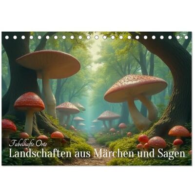 CALVENDO Fabelhafte Orte – Landschaften aus Märchen und Sagen (Tischkalender 2026 DIN A5 quer), Monatskalender: Ein märchenhafter Kalender, der ... neu zum Leben erweckt. ( Kunst) CALVENDO Fabelhafte Orte – Landschaften aus Märchen und Sagen (Tischkalender 2026 DIN A5 quer), Monatskalender: Ein märchenhafter Kalender, der ... neu zum Leben erweckt. ( Kunst)