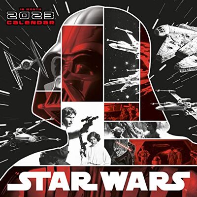 Pyramid Star Wars Kalender für Erwachsene 2023 – Monatsplaner 30 cm x 30 cm – offizieller Merchandise-Artikel Pyramid Star Wars Kalender für Erwachsene 2023 – Monatsplaner 30 cm x 30 cm – offizieller Merchandise-Artikel