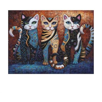 Paperblanks Kleo Cats Puzzle, 1000-Teile Marjorie Sarnat Art Paperblanks Kleo Cats Puzzle, 1000-Teile Marjorie Sarnat Art