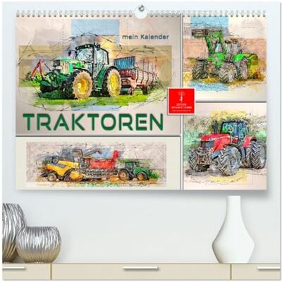 CALVENDO Traktoren mein Kalender (hochwertiger Premium Wandkalender 2026 DIN A2 quer), Kunstdruck in Hochglanz: Immer größer, immer stärker, immer ... in der Landwirtschaft. ( Technologie) CALVENDO Traktoren mein Kalender (hochwertiger Premium Wandkalender 2026 DIN A2 quer), Kunstdruck in Hochglanz: Immer größer, immer stärker, immer ... in der Landwirtschaft. ( Technologie)