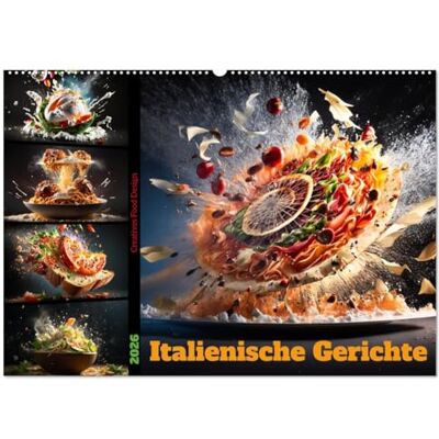 CALVENDO Italienische Gerichte (Wandkalender 2026 DIN A2 quer), Monatskalender: Der ultimative Italien Food Kalender, nicht nur für Pizzaliebhaber ( Lifestyle) CALVENDO Italienische Gerichte (Wandkalender 2026 DIN A2 quer), Monatskalender: Der ultimative Italien Food Kalender, nicht nur für Pizzaliebhaber ( Lifestyle)