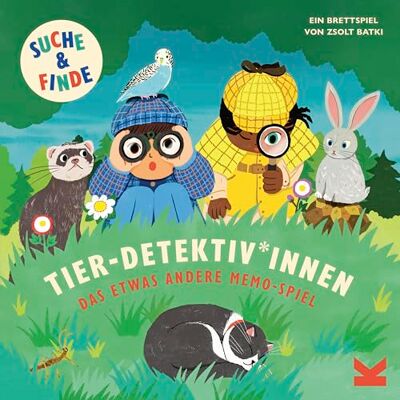 Laurence King Suche & finde. Tier-Detektiv*innen. Das etwas andere Memo-Spiel Laurence King Suche & finde. Tier-Detektiv*innen. Das etwas andere Memo-Spiel