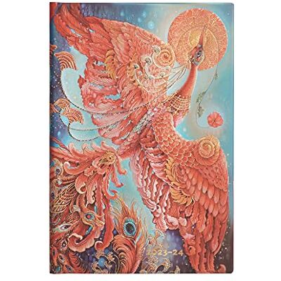 Paperblanks Kalender 18 Monate 2023-2024 Feuervogel Horizontal Mini (95 × 140 mm) Paperblanks Kalender 18 Monate 2023-2024 Feuervogel Horizontal Mini (95 × 140 mm)