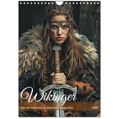 CALVENDO Wikinger Erbe der Walküren als moderne Wikingerfrau (Wandkalender 2026 DIN A4 hoch), Monatskalender: Kühn und furchtlos: Frauen in zeitgenössischer Wikingermode ( Menschen) CALVENDO Wikinger Erbe der Walküren als moderne Wikingerfrau (Wandkalender 2026 DIN A4 hoch), Monatskalender: Kühn und furchtlos: Frauen in zeitgenössischer Wikingermode ( Menschen)