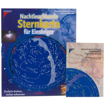 Kosmos Nachtleuchtende Sternkarte für Einsteiger Kosmos Nachtleuchtende Sternkarte für Einsteiger