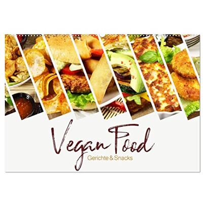 CALVENDO Vegan Food Kalender – Gerichte und Snacks (Wandkalender 2026 DIN A2 quer), Monatskalender: Dekorativer Küchenkalender mit veganen Speisen. ( Lifestyle) CALVENDO Vegan Food Kalender – Gerichte und Snacks (Wandkalender 2026 DIN A2 quer), Monatskalender: Dekorativer Küchenkalender mit veganen Speisen. ( Lifestyle)