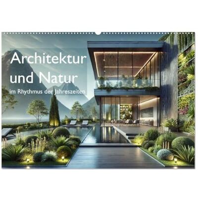 CALVENDO Architektur und Natur im Rhythmus der Jahreszeiten (Wandkalender 2026 DIN A2 quer), Monatskalender: Ein einzigartiger Kalender, der moderne ... der Jahreszeiten verbindet. ( Orte) CALVENDO Architektur und Natur im Rhythmus der Jahreszeiten (Wandkalender 2026 DIN A2 quer), Monatskalender: Ein einzigartiger Kalender, der moderne ... der Jahreszeiten verbindet. ( Orte)