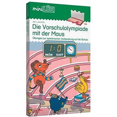 LÜK mini-Set: Kindergarten/Vorschule Die Vorschulolympiade mit der Maus: Aufgaben zur spielerischen und effektiven Vorbereitung auf die Schule für ... 1 und 2 (mini-Sets: Kasten + Übungsheft/e) LÜK mini-Set: Kindergarten/Vorschule Die Vorschulolympiade mit der Maus: Aufgaben zur spielerischen und effektiven Vorbereitung auf die Schule für ... 1 und 2 (mini-Sets: Kasten + Übungsheft/e)