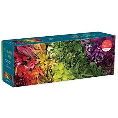 Galison Plant Life 1000 Piece Panoramic Puzzle Galison Plant Life 1000 Piece Panoramic Puzzle