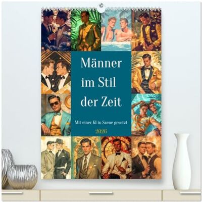 CALVENDO Männer im Stil der Zeit (hochwertiger Premium Wandkalender 2026 DIN A2 hoch), Kunstdruck in Hochglanz: Unser Kalender Gentlemen der alten Schule ... Porträts Vintage-Charm ( Menschen) CALVENDO Männer im Stil der Zeit (hochwertiger Premium Wandkalender 2026 DIN A2 hoch), Kunstdruck in Hochglanz: Unser Kalender Gentlemen der alten Schule ... Porträts Vintage-Charm ( Menschen)