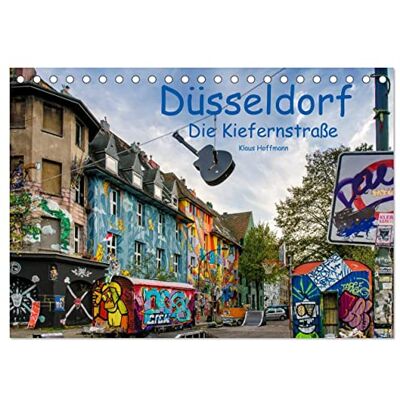 CALVENDO Düsseldorf Die Kiefernstraße (Tischkalender 2026 DIN A5 quer), Monatskalender: Die Kiefernstraße und ihre einzigartig bunten Hausfassaden. ( Orte) CALVENDO Düsseldorf Die Kiefernstraße (Tischkalender 2026 DIN A5 quer), Monatskalender: Die Kiefernstraße und ihre einzigartig bunten Hausfassaden. ( Orte)