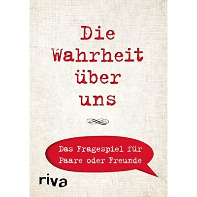 RIVA 9783742303233 Die Wahrheit über uns – Das Fragespiel für Paare oder Freunde RIVA 9783742303233 Die Wahrheit über uns – Das Fragespiel für Paare oder Freunde