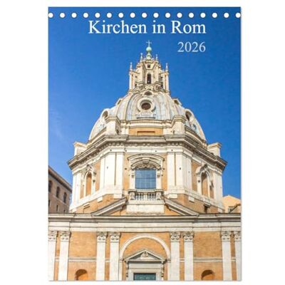 CALVENDO Kirchen in Rom (Tischkalender 2026 DIN A5 hoch), Monatskalender: Der Kalender gibt Einblicke in die Vielzahl von eindrucksvollen ... Zentrums Italiens, Rom. ( Orte) CALVENDO Kirchen in Rom (Tischkalender 2026 DIN A5 hoch), Monatskalender: Der Kalender gibt Einblicke in die Vielzahl von eindrucksvollen ... Zentrums Italiens, Rom. ( Orte)