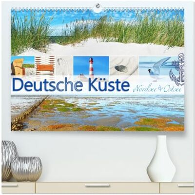 CALVENDO Deutsche Küste Nordsee und Ostsee (hochwertiger Premium Wandkalender 2026 DIN A2 quer), Kunstdruck in Hochglanz: Stimmungsvolle Aufnahmen der deutschen Küstenlandschaft. ( Natur) CALVENDO Deutsche Küste Nordsee und Ostsee (hochwertiger Premium Wandkalender 2026 DIN A2 quer), Kunstdruck in Hochglanz: Stimmungsvolle Aufnahmen der deutschen Küstenlandschaft. ( Natur)