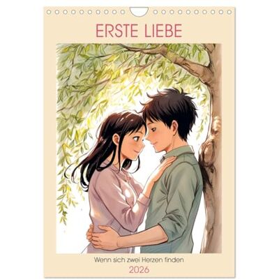 CALVENDO Erste Liebe Wenn sich zwei Herzen finden (Wandkalender 2026 DIN A4 hoch), Monatskalender: Ein Kalender über das Zauberhafte der ersten Liebe ( Menschen) CALVENDO Erste Liebe Wenn sich zwei Herzen finden (Wandkalender 2026 DIN A4 hoch), Monatskalender: Ein Kalender über das Zauberhafte der ersten Liebe ( Menschen)