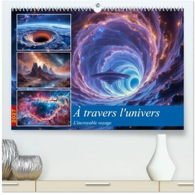 CALVENDO À travers l'univers-L'incroyable voyage (Calendrier mural haut de gamme 2027 DIN A2 vertical), calendrier mensuel: Un voyage incroyable intersidéral ( Science) CALVENDO À travers l'univers-L'incroyable voyage (Calendrier mural haut de gamme 2027 DIN A2 vertical), calendrier mensuel: Un voyage incroyable intersidéral ( Science)