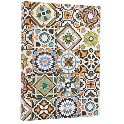 Paperblanks 2026 Porto (Portuguese Tiles) Day-at-a-Time Hardcover Flexi Dayplanner 2026 (Elastic Band Closure) Paperblanks 2026 Porto (Portuguese Tiles) Day-at-a-Time Hardcover Flexi Dayplanner 2026 (Elastic Band Closure)
