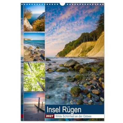 CALVENDO Kalender 2027 · Insel Rügen Wilde Schönheit an der Ostsee Die schönsten Ansichten der Insel im schönsten Licht · DIN A3 hoch · Wandkalender CALVENDO Kalender 2027 · Insel Rügen Wilde Schönheit an der Ostsee Die schönsten Ansichten der Insel im schönsten Licht · DIN A3 hoch · Wandkalender