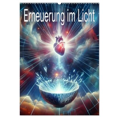 CALVENDO Erneuerung im Licht (Wandkalender 2026 DIN A2 hoch), Monatskalender: Licht des Himmels und die Wiedergeburt der Liebe. ( Glaube) CALVENDO Erneuerung im Licht (Wandkalender 2026 DIN A2 hoch), Monatskalender: Licht des Himmels und die Wiedergeburt der Liebe. ( Glaube)