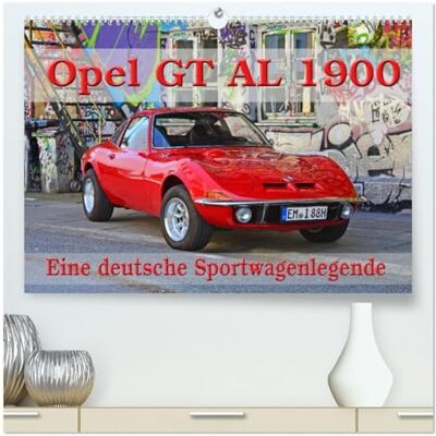 CALVENDO Opel GT 1900 AL Eine deutsche Sportwagenlegende (hochwertiger Premium Wandkalender 2026 DIN A2 quer), Kunstdruck in Hochglanz: nur fliegen ist schöner ( Mobilitaet) CALVENDO Opel GT 1900 AL Eine deutsche Sportwagenlegende (hochwertiger Premium Wandkalender 2026 DIN A2 quer), Kunstdruck in Hochglanz: nur fliegen ist schöner ( Mobilitaet)