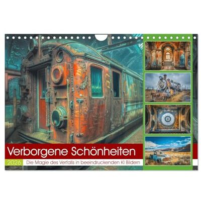 CALVENDO Verborgene Schönheiten (Wandkalender 2026 DIN A4 quer), Monatskalender: Jeder Ort in diesem Kalender, erzählt seine eigene Geschichte von ... von einer magischen Aura. ( Orte) CALVENDO Verborgene Schönheiten (Wandkalender 2026 DIN A4 quer), Monatskalender: Jeder Ort in diesem Kalender, erzählt seine eigene Geschichte von ... von einer magischen Aura. ( Orte)
