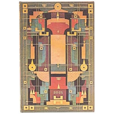 Orion Lion's Den (Sybil Pye Bindings) Mini 12-month Verso Hardback Dayplanner 2025 (Elastic Band Closure) Orion Lion's Den (Sybil Pye Bindings) Mini 12-month Verso Hardback Dayplanner 2025 (Elastic Band Closure)