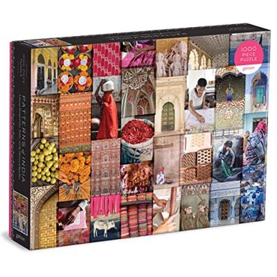 Galison Patterns of India Puzzle: A Journey Through Colors, Textiles and the Vibrancy of Rajasthan: 1000 Piece Galison Patterns of India Puzzle: A Journey Through Colors, Textiles and the Vibrancy of Rajasthan: 1000 Piece