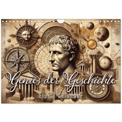 CALVENDO Genies der Geschichte Ein KI Kalender (Wandkalender 2026 DIN A4 quer), Monatskalender: Lichtblicke der Innovation ( Wissenschaft) CALVENDO Genies der Geschichte Ein KI Kalender (Wandkalender 2026 DIN A4 quer), Monatskalender: Lichtblicke der Innovation ( Wissenschaft)