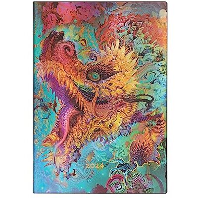 Paperblanks 12 Monate Softcover Flexis-Kalender 2024 Humming Dragon Horizontal Midi (125 × 175 mm) Paperblanks 12 Monate Softcover Flexis-Kalender 2024 Humming Dragon Horizontal Midi (125 × 175 mm)