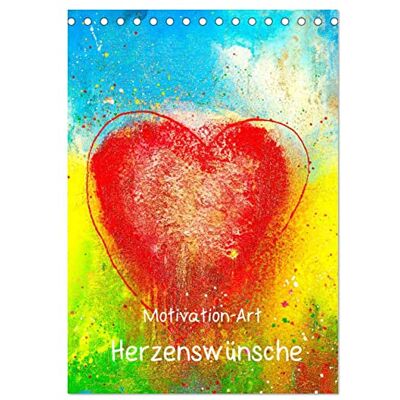 CALVENDO Kalender 2027 · Motivation-Art Herzenswünsche Gute Impulse verschenken · DIN A5 hoch · Tischkalender CALVENDO Kalender 2027 · Motivation-Art Herzenswünsche Gute Impulse verschenken · DIN A5 hoch · Tischkalender