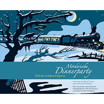 Blaubart Mörderische Dinnerparty – Tod im London Express Krimidinner für zuhause für 6 bis 8 Personen/ spannendes Krimi Dinner Spiel/ Krimispiel für Erwachsene Blaubart Mörderische Dinnerparty – Tod im London Express Krimidinner für zuhause für 6 bis 8 Personen/ spannendes Krimi Dinner Spiel/ Krimispiel für Erwachsene