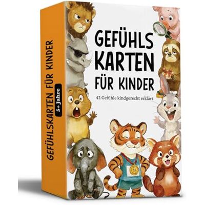 Topulo 42 Gefühlskarten für Kinder – Emotionskarten zur Förderung von Selbstregulation und Empathievermögen: 42 Gefühle kindgerecht erklärt Topulo 42 Gefühlskarten für Kinder – Emotionskarten zur Förderung von Selbstregulation und Empathievermögen: 42 Gefühle kindgerecht erklärt