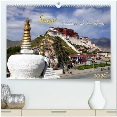 CALVENDO Stupas – Buddhistische Sakralbauten 2026 (hochwertiger Premium Wandkalender 2026 DIN A2 quer), Kunstdruck in Hochglanz: Ein Kalender, der ... in der Himalaya-Region zeigt ( Orte) CALVENDO Stupas – Buddhistische Sakralbauten 2026 (hochwertiger Premium Wandkalender 2026 DIN A2 quer), Kunstdruck in Hochglanz: Ein Kalender, der ... in der Himalaya-Region zeigt ( Orte)
